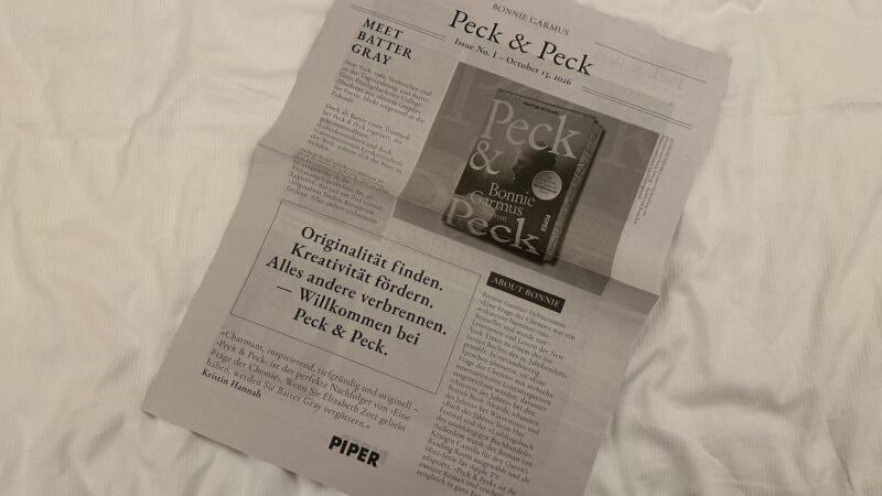 PECK & PECK von Bonnie Garmus